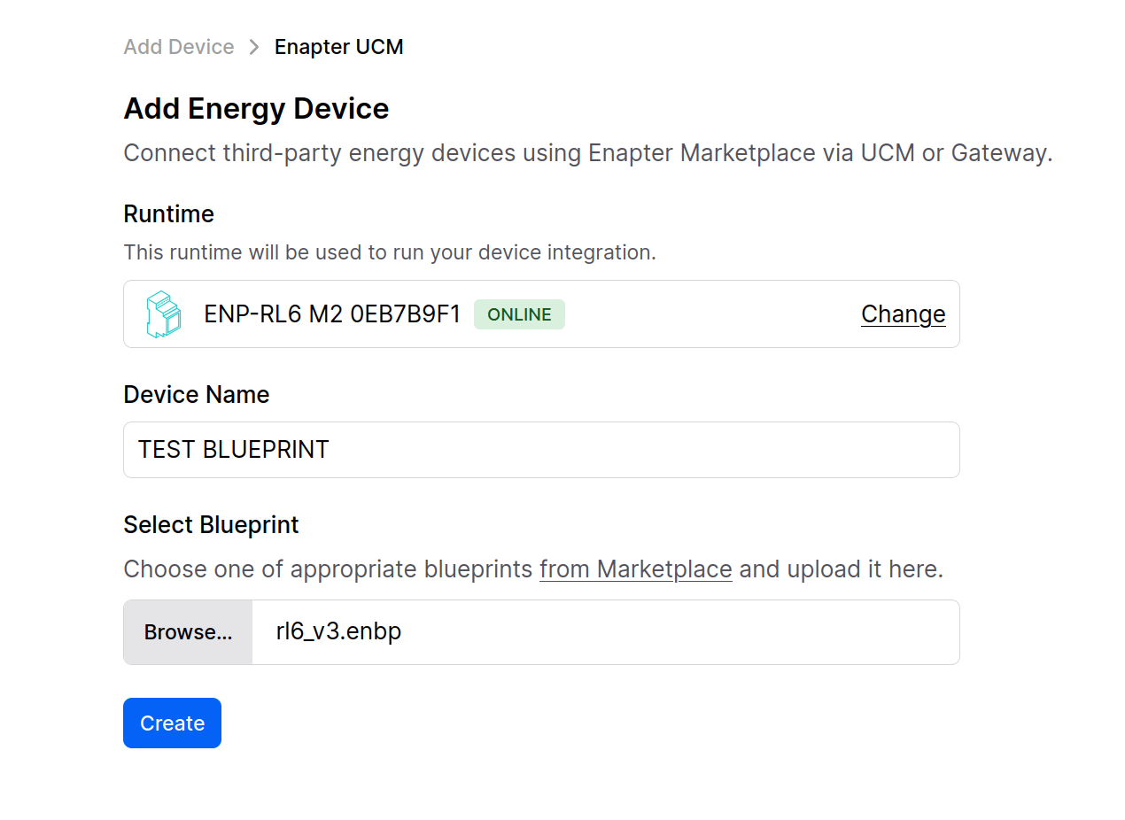 Uploaded blueprint example